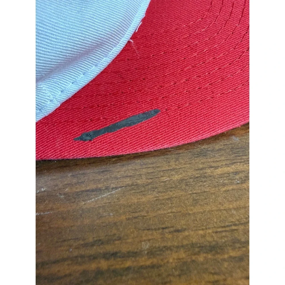 Vintage Philadelphia 76ers Coca-Cola Snapback Hat BD&A NBA Basketball Red White